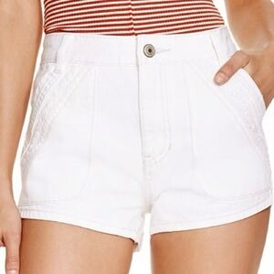 Free People white shorts